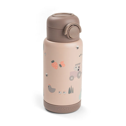 Done by Deer Thermos Straws pullo Tiny Farm Powder 340ml