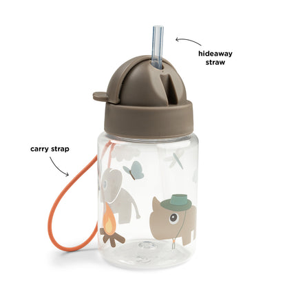 Done By Deer Straws kuppi Tiny Trails Sand 280ml
