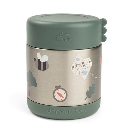 Done Bye Deer -säilytysastia Tiny Trails Green 300 ml