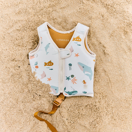Liewood-uimapuku Dove Sea Creature / Sandy