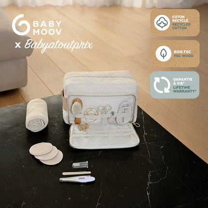 Babymoov x @babyatoutprix Curl-vauvan kylpylaukku, valkoinen