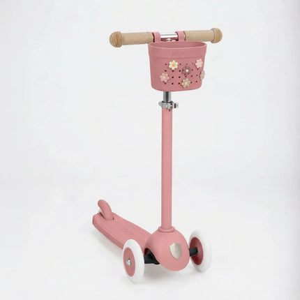 Banwoodin Pin<tamp>Ride Raspberry</tamp>-lastenpotkulaudan ja polkupyörän kori