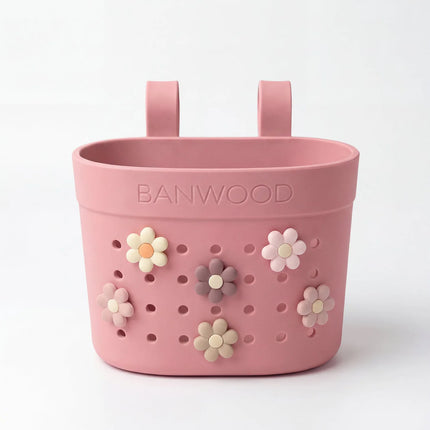 Banwoodin Pin<tamp>Ride Raspberry</tamp>-lastenpotkulaudan ja polkupyörän kori