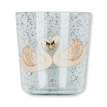 Konges Sløjd Serviesset Sparkly Swan Blue