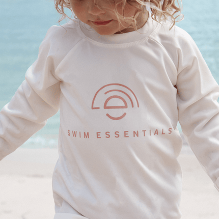 Swim Essentials -uimapaita, pitkähihainen, valkoinen, Pure Tones