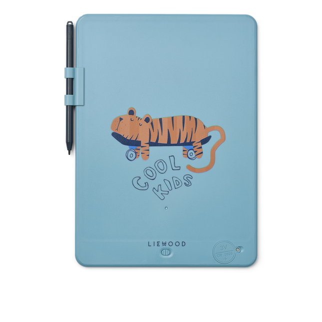 Liewood Piirtopöytä Tiger/Beach blue 25.4cm