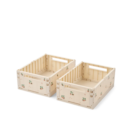 Liewood Weston Peach -säilytyslaatikko / Sea Shell Box M, 2 kpl