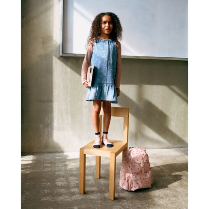 Liewood Baby Jurkje Sybilla Cherry Heart Sandy / Denim