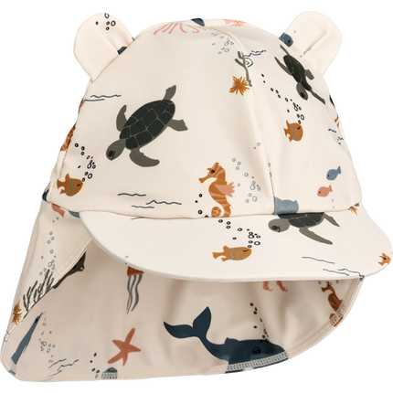 Liewood Zonnehoedje Baby Sea Creature / Sandy