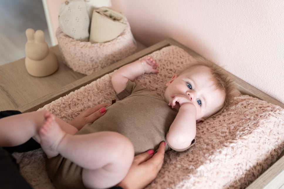 Baby's Only Aankleedkussenhoes Snow Oud Roze 45X70Cm koop je bij Babywinkel