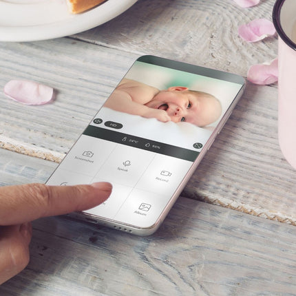 Alecto Baby Monitor Smartbaby5Bk Wifi ja HD-kameran kanssa