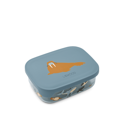 Liewood Lunchbox Arthur Tritan Arctic Sea/ Ocean View koop je bij Babywinkel