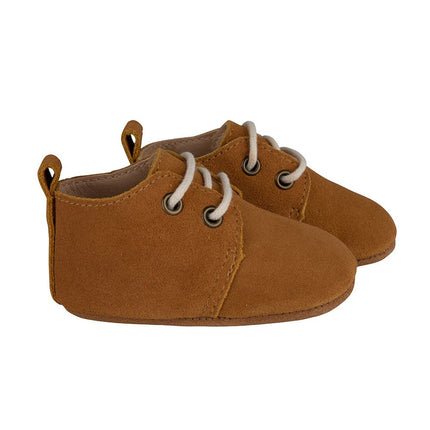 Baby Dutch Baby Schoentjes Cognac Suede koop je bij Babywinkel