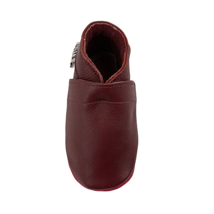 Baby Dutch Baby Schoentjes Effen Bordeaux Rood koop je bij Babywinkel
