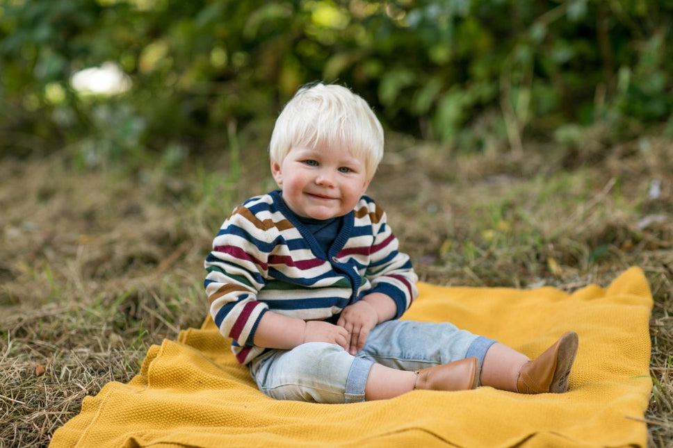 Baby Dutch Baby Schoentjes Effen Cognac koop je bij Babywinkel