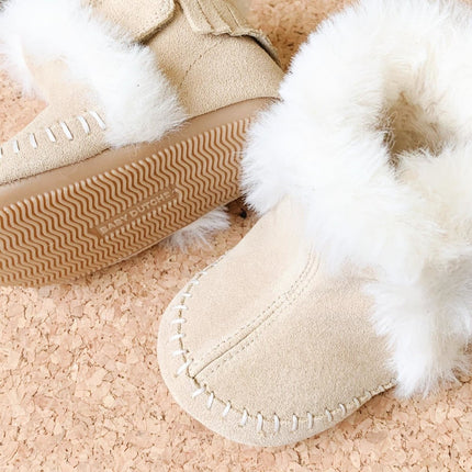 Baby Dutch Baby Schoentjes Hoog Beige koop je bij Babywinkel