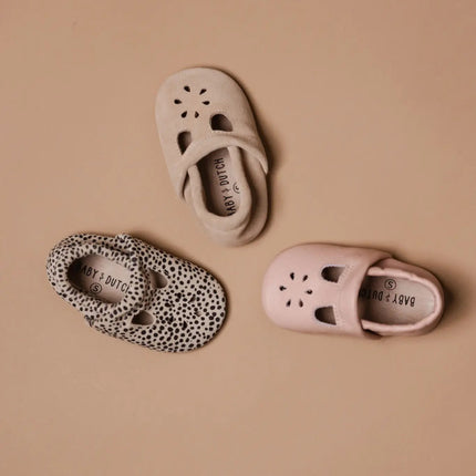 Baby Dutch Baby Schoentjes Juna Roze Suede koop je bij Babywinkel