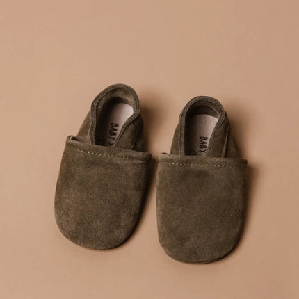 Baby Dutch Baby Schoentjes Lio Brown Suede koop je bij Babywinkel
