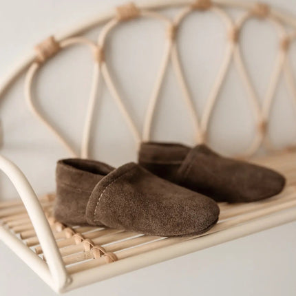 Baby Dutch Baby Schoentjes Lio Brown Suede koop je bij Babywinkel