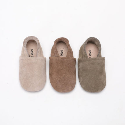 Baby Dutch Baby Schoentjes Lio Brown Suede koop je bij Babywinkel
