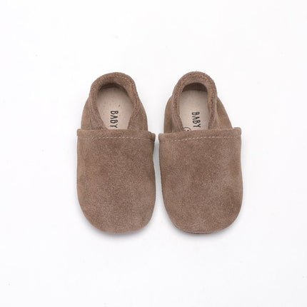 Baby Dutch Baby Schoentjes Lio Brown Suede koop je bij Babywinkel