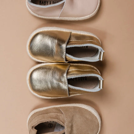 Baby Dutch Baby Schoentjes Lou Gold Metallic koop je bij Babywinkel