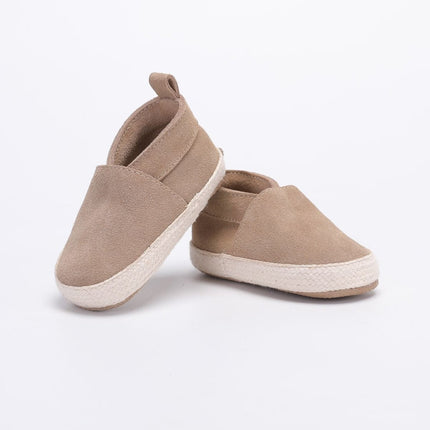 Baby Dutch Baby Schoentjes Lou Sand Suede koop je bij Babywinkel