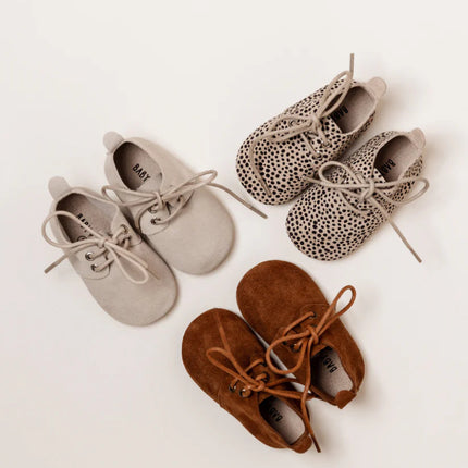 Baby Dutch Baby Schoentjes Nova Ecru Suede koop je bij Babywinkel