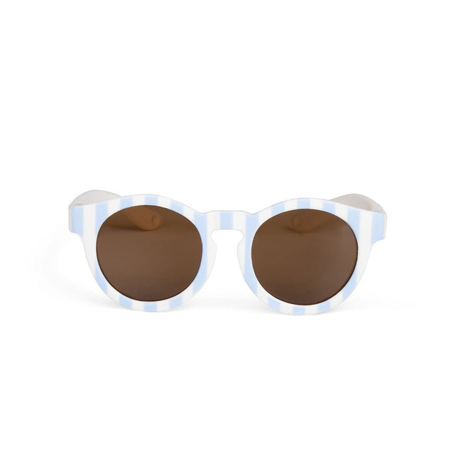 Baby Dutch Baby Zonnebril Retro Blue Stripe koop je bij Babywinkel