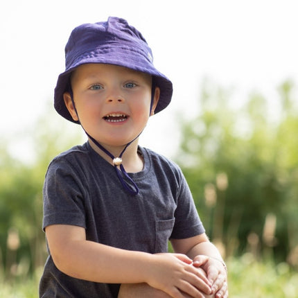 Baby Dutch Zonnehoedje Baby Blauw koop je bij Babywinkel