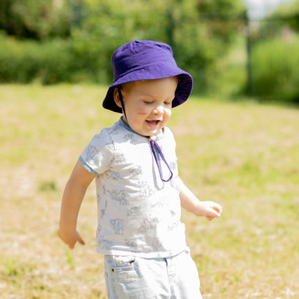 Baby Dutch Zonnehoedje Baby Blauw koop je bij Babywinkel