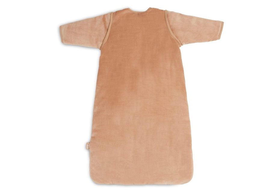 Jollein Slaapzak Baby Afritsbare Mouw 70Cm Velvet - Biscuit koop je bij Babywinkel