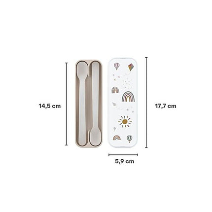 Mepal Baby Bestekset Lepel Mio Liitle Farm 2St koop je bij Babywinkel