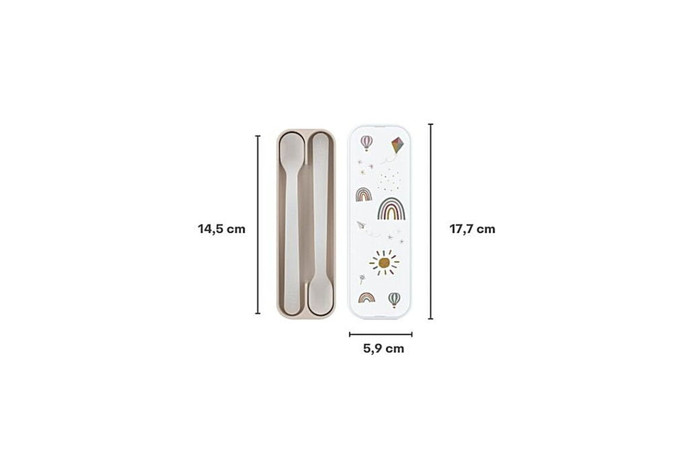Mepal Baby Bestekset Lepel Mio Liitle Farm 2St koop je bij Babywinkel