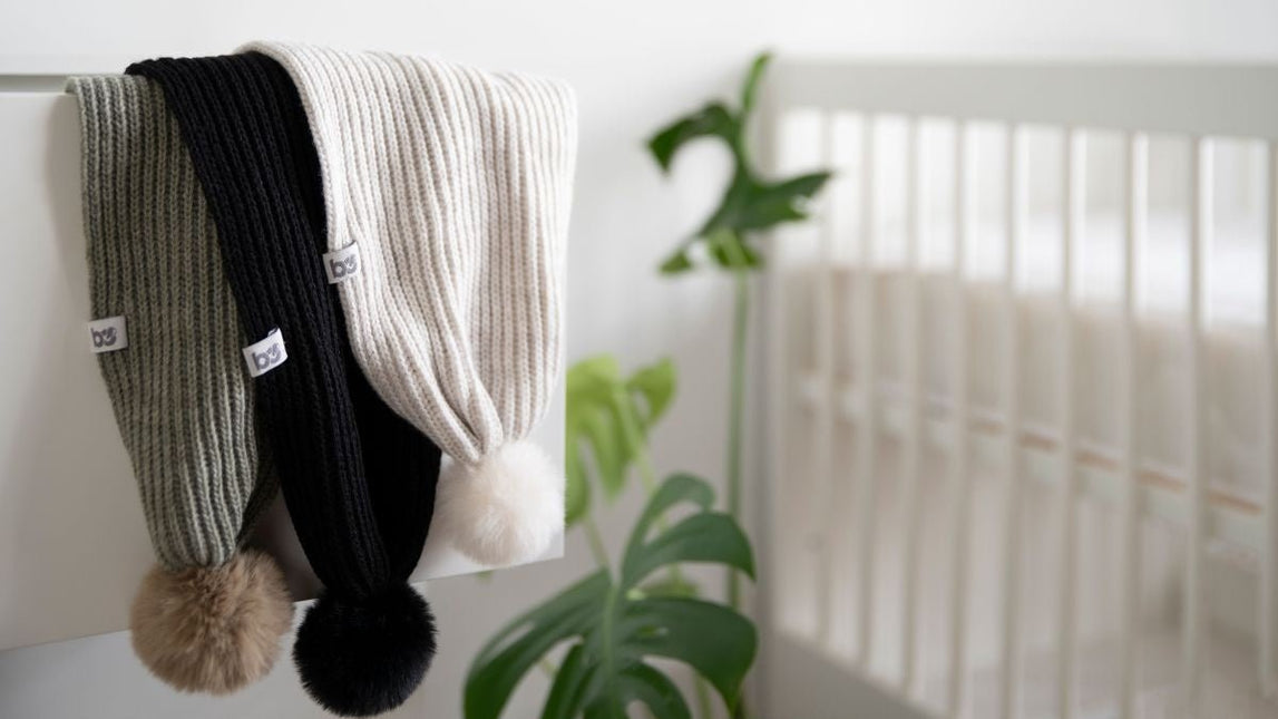 Baby's Only Babysjaal met Pompon Cool Ecru One Size koop je bij Babywinkel