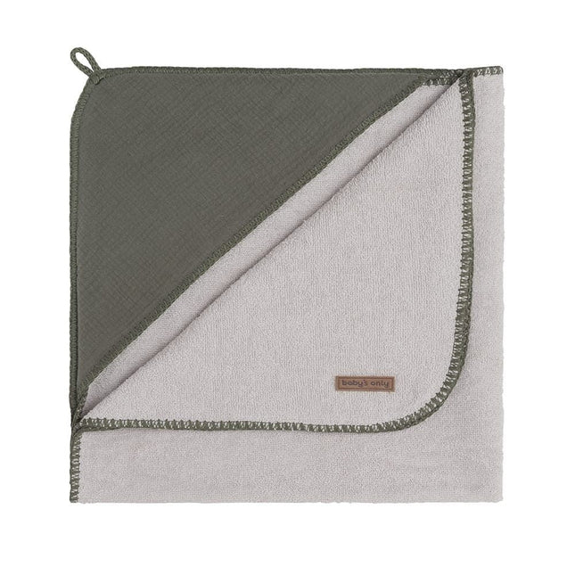 Baby's Only Badcape Baby Breeze Khaki 75x85 koop je bij Babywinkel