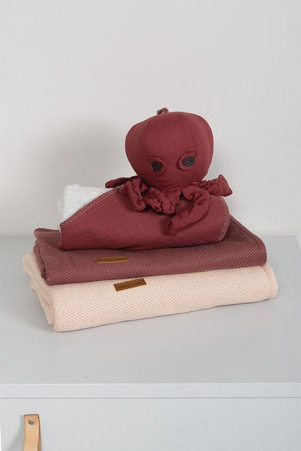 Baby's Only Badcape Baby Breeze Stone Red 75x85 koop je bij Babywinkel