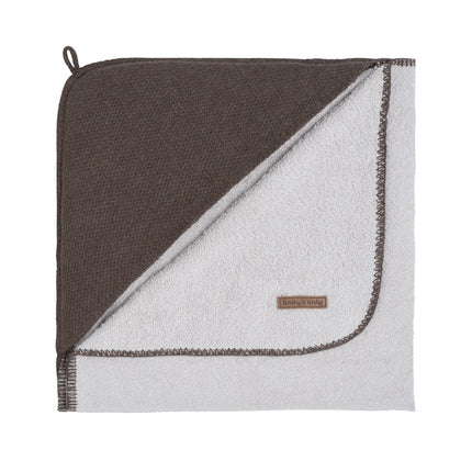 Baby's Only Badcape Baby Classic Cacao 75x85cm koop je bij Babywinkel