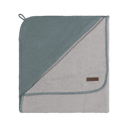 Baby's Only Badcape Baby Classic Stonegreen 75x85cm koop je bij Babywinkel