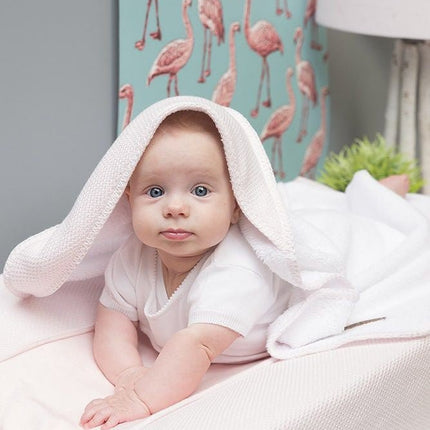 Baby's Only Badcape Baby Classic Zilver/Grijs 75x85cm koop je bij Babywinkel