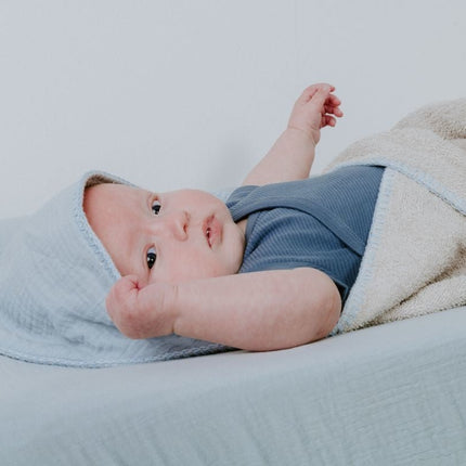 Baby's Only Badcape Baby Fresh Misty Blue koop je bij Babywinkel