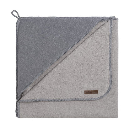 Baby's Only Badcape Baby Sparkle Zilvergrijs 75x85cm koop je bij Babywinkel