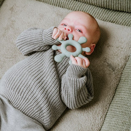 Baby's Only Bijtring Blossom Stonegreen koop je bij Babywinkel