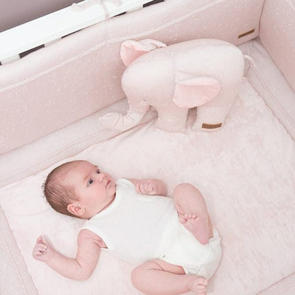 Baby's Only Boxkleed Sparkle Melee Zilvergrijs 75x95cm koop je bij Babywinkel