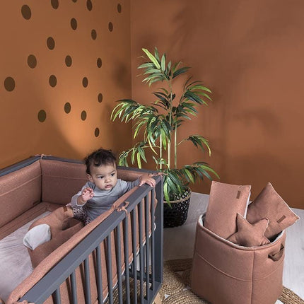 Baby's Only Boxkleed Sparkle Melee Zilverroze 75x95cm koop je bij Babywinkel