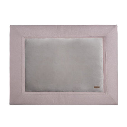 Baby's Only Boxkleed Sparkle Melee Zilverroze 75x95cm koop je bij Babywinkel