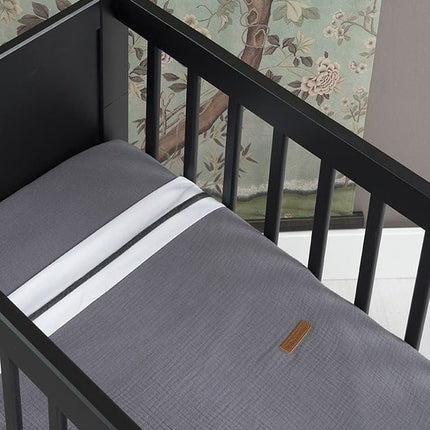Baby's Only Dekbedovertrek Breeze Stone Red 100x135cm koop je bij Babywinkel