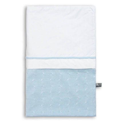 Baby's Only Dekbedovertrek Cable Baby Blauw 100x135cm koop je bij Babywinkel