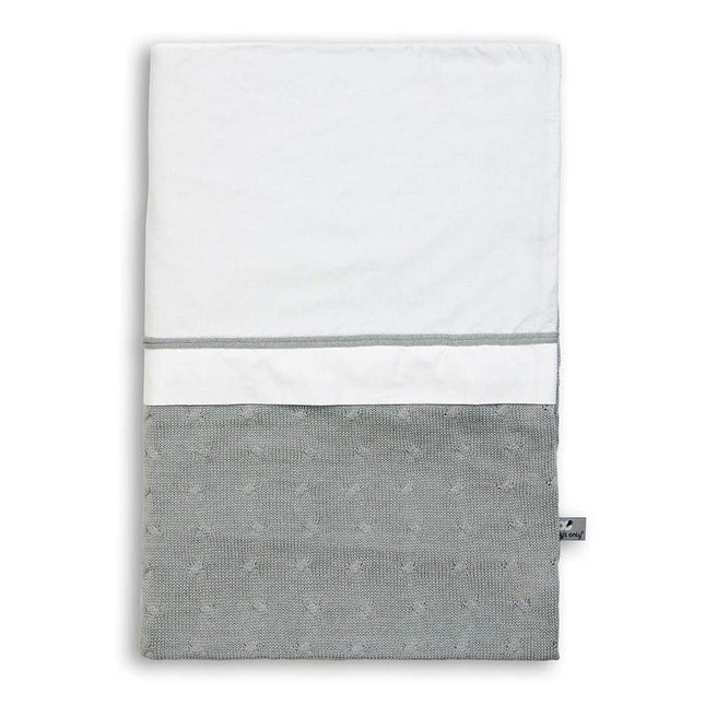 Baby's Only Dekbedovertrek Cable Grijs 100x135cm koop je bij Babywinkel