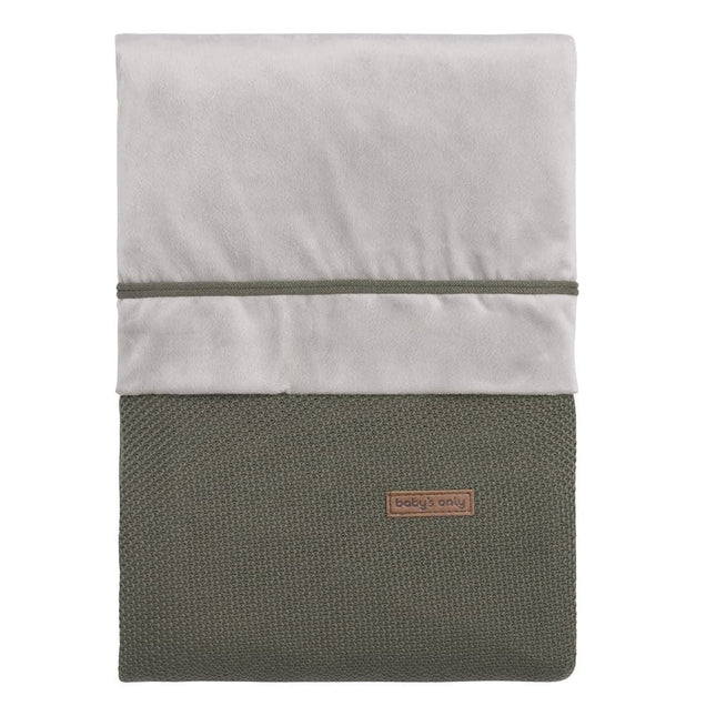 Baby's Only Dekbedovertrek Classic Khaki 80x80cm koop je bij Babywinkel